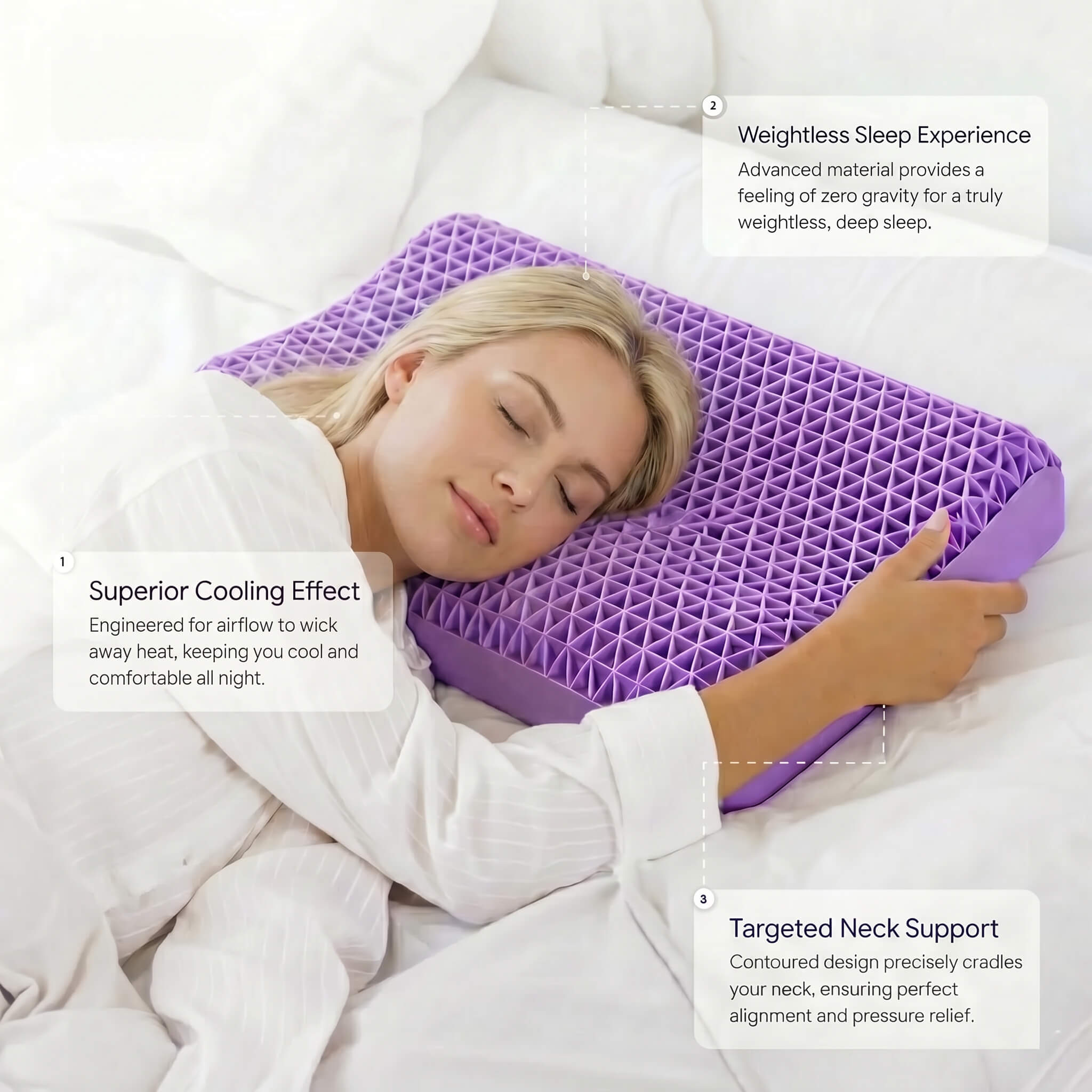 HexaComfort™ Sleep Pillow